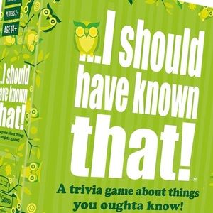 I Should Have Known That! Trivia Game